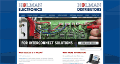 Desktop Screenshot of holmanelectronics.com.au