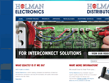 Tablet Screenshot of holmanelectronics.com.au